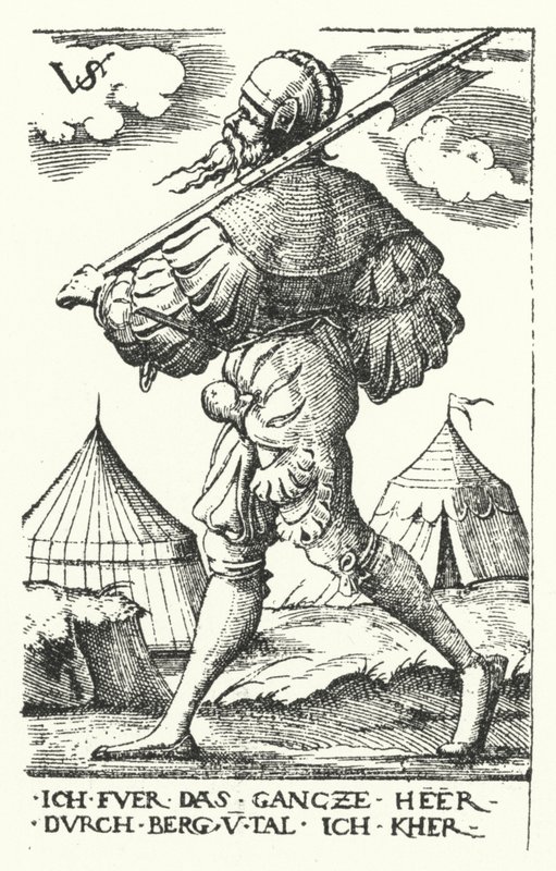 Landsknecht od Virgilius the elder Solis