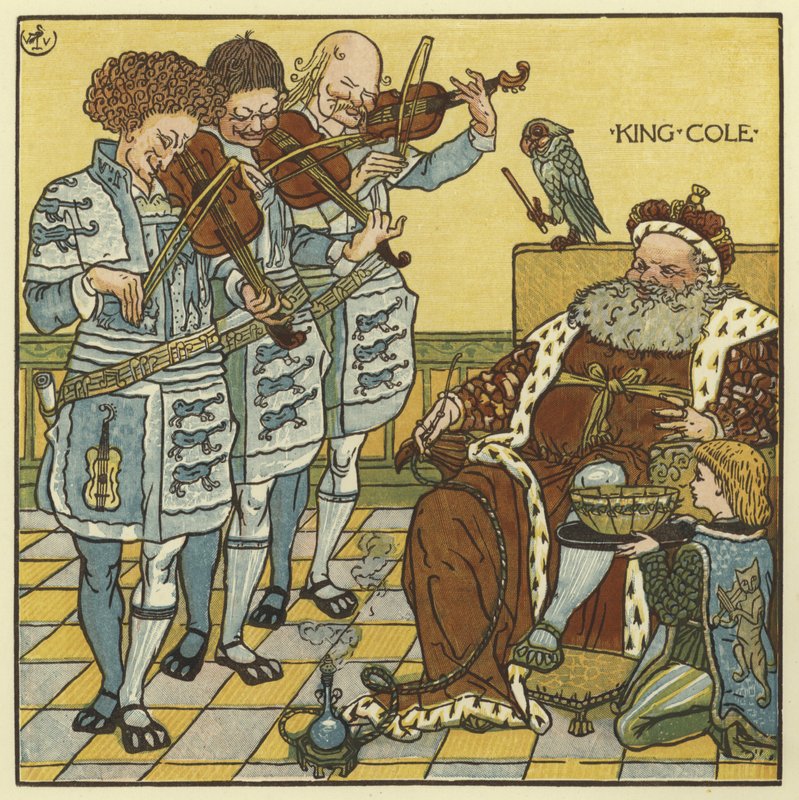 král Cole od Walter Crane