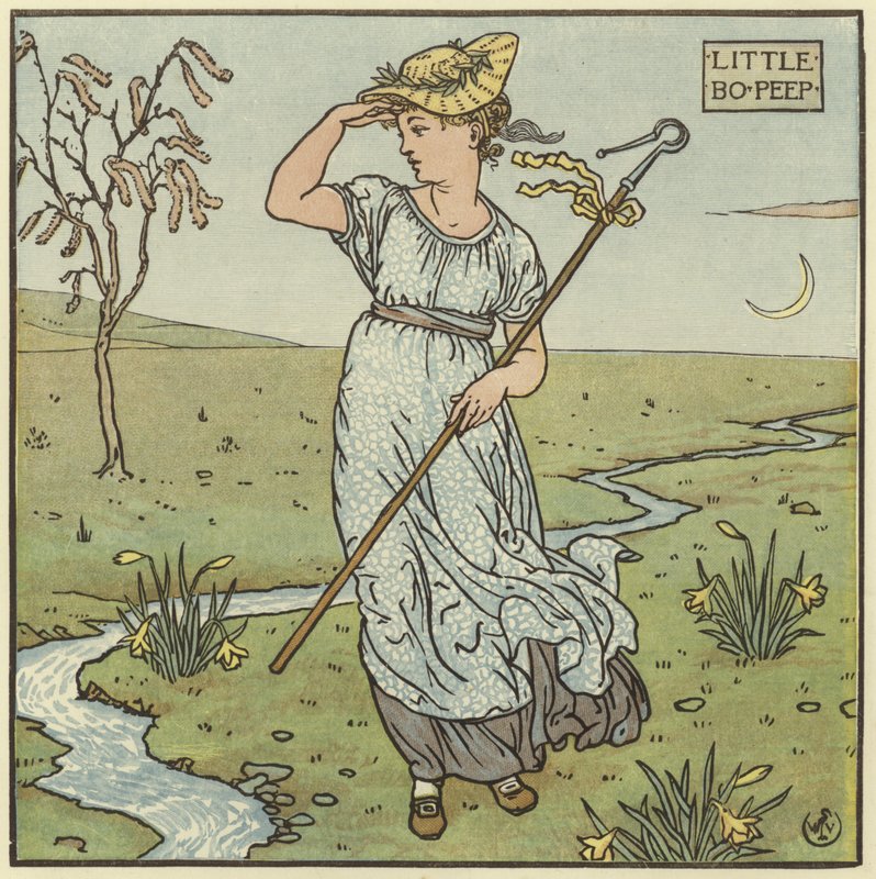 Malý Bo Peep od Walter Crane