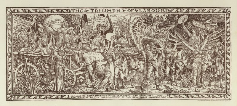 Triumf práce od Walter Crane