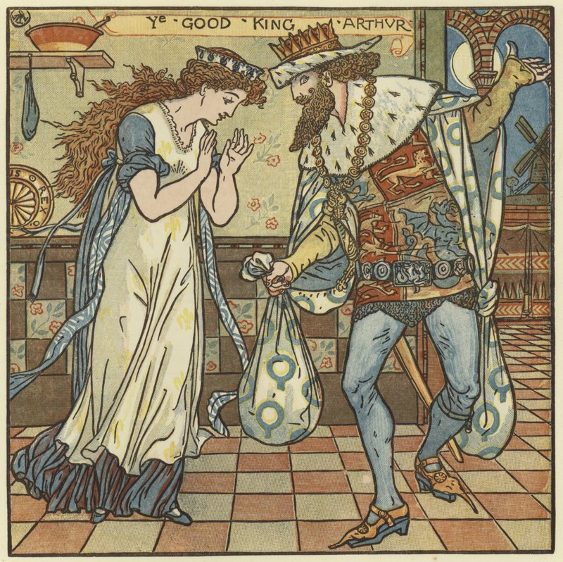 Ty dobrý králi Artuše od Walter Crane