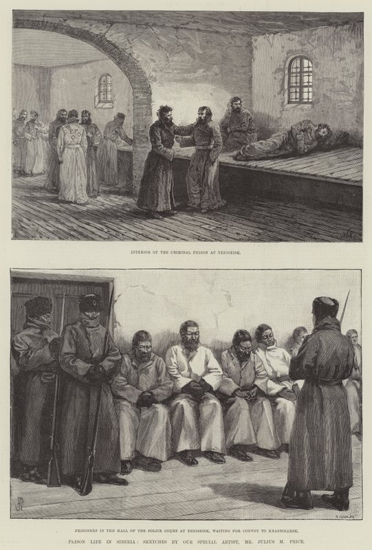 Vězeňský život na Sibiři od Walter Paget