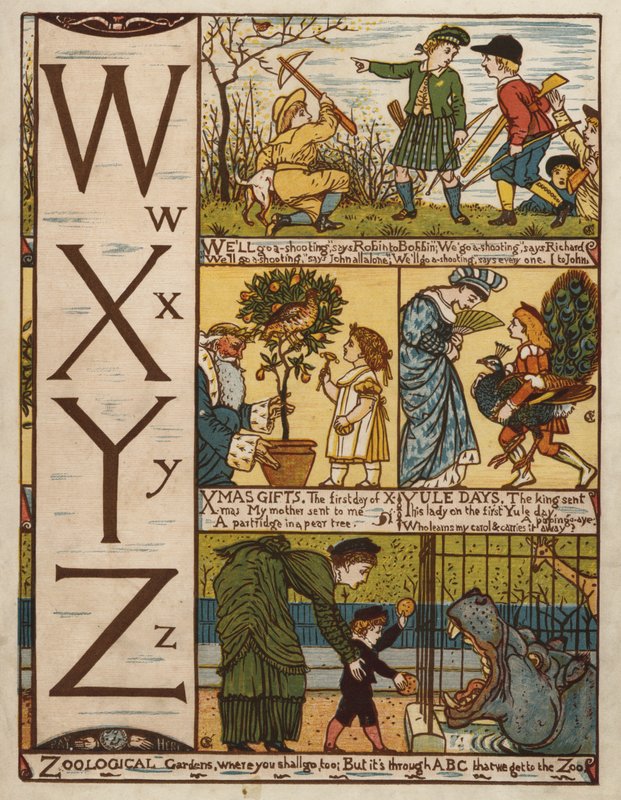Abeceda (barva lito) od Walter Crane