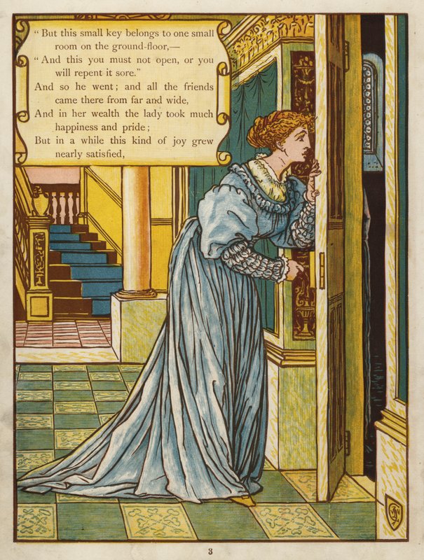 Modrovous (barva lito) od Walter Crane