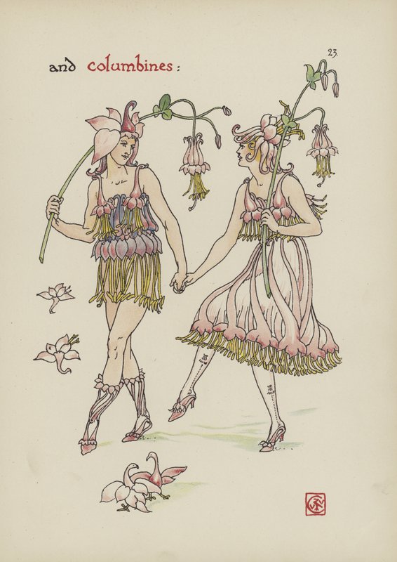 Květiny ze Shakespearovy zahrady od Walter Crane