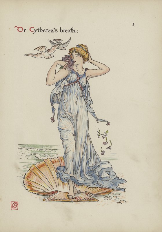 Květiny ze Shakespearovy zahrady od Walter Crane