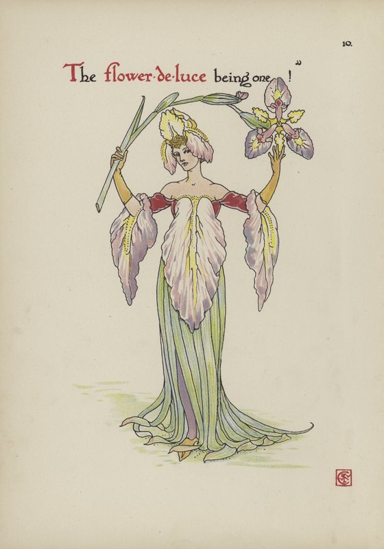 Květiny ze Shakespearovy zahrady od Walter Crane