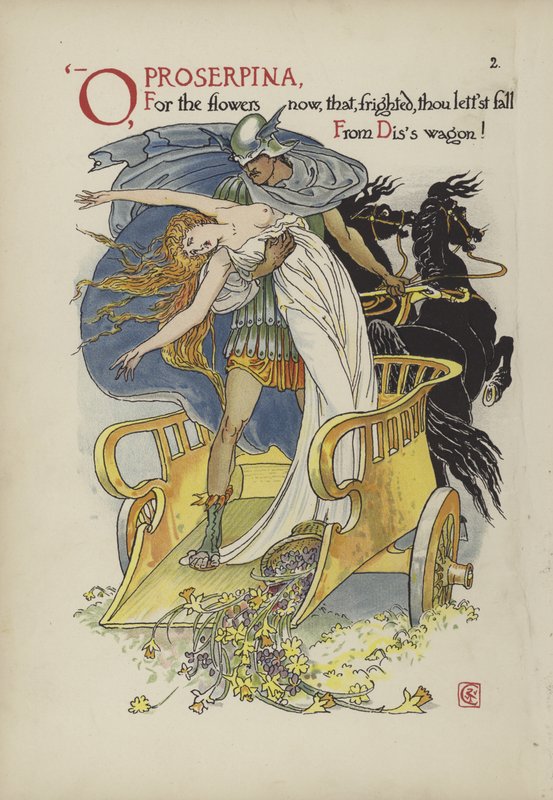 Květiny ze Shakespearovy zahrady od Walter Crane