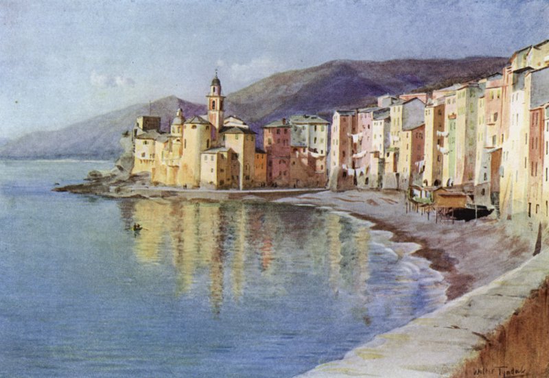 Camogli, Itálie (barva litho) od Walter Frederick Roofe Tyndale