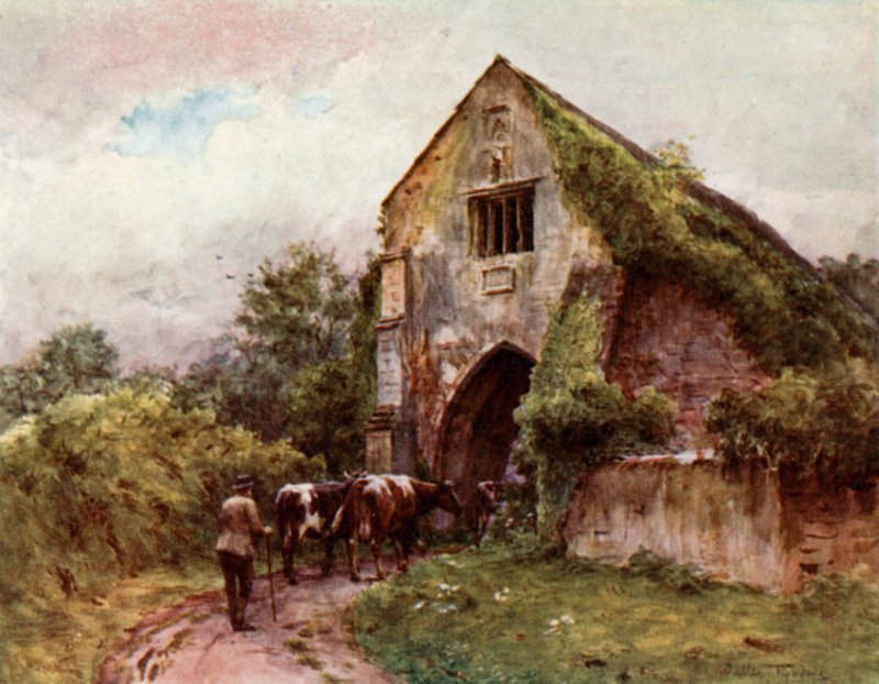 Vstupní brána, Cleeve Abbey od Walter Frederick Roofe Tyndale
