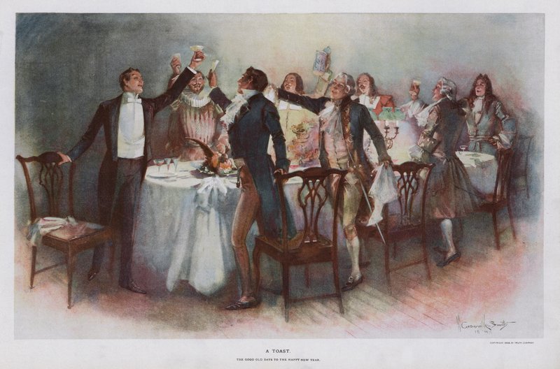 Toast (barva litho) od Walter Granville Smith