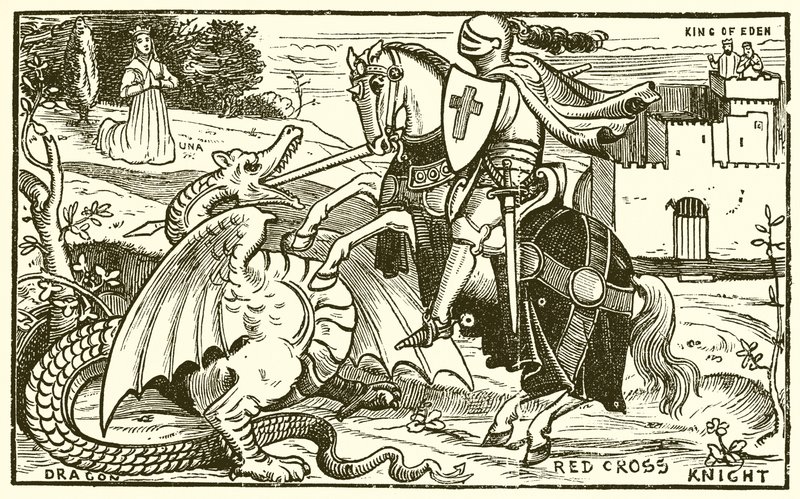 Rytíř Červeného kříže od Walter Jenks Morgan