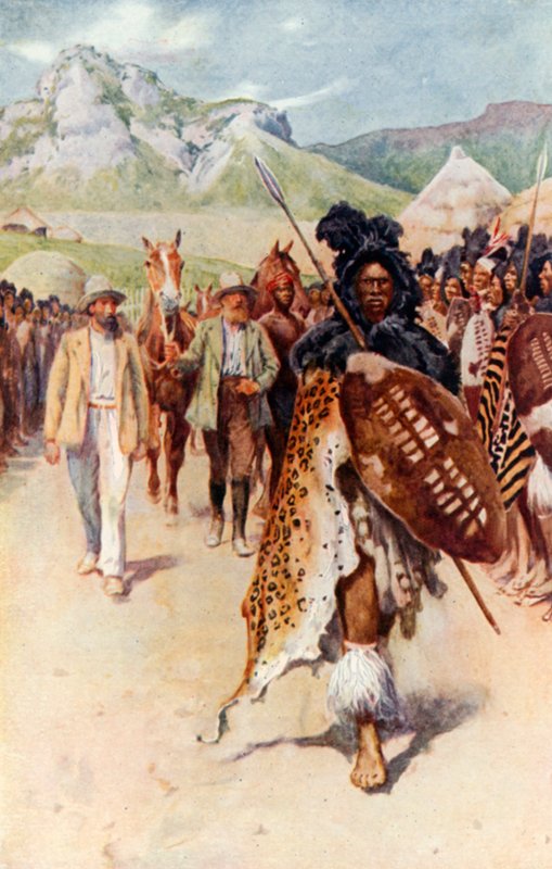 Moffat a Zuluové od Walter Stanley Paget