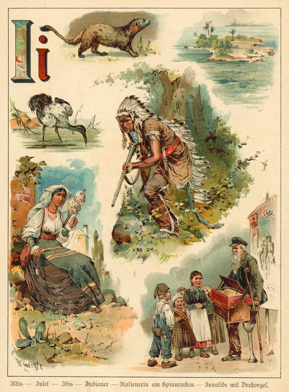 písmeno I (chromolitho) od Walter Zweigle