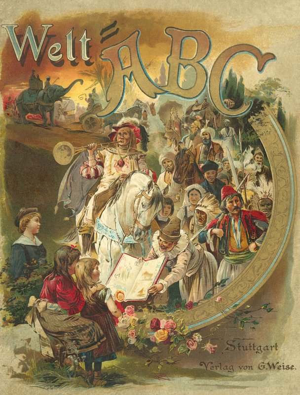 Welt ABC (chromolitho) od Walter Zweigle