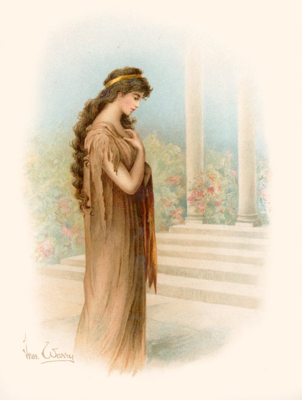 Tennysonova The Beggar Maid od Warry