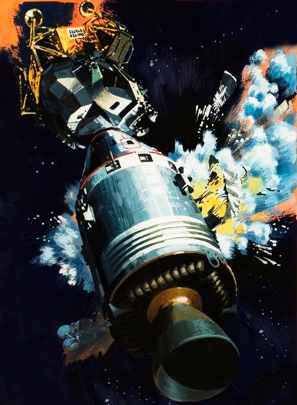 Apollo 13 od Wilf (20th century) Hardy