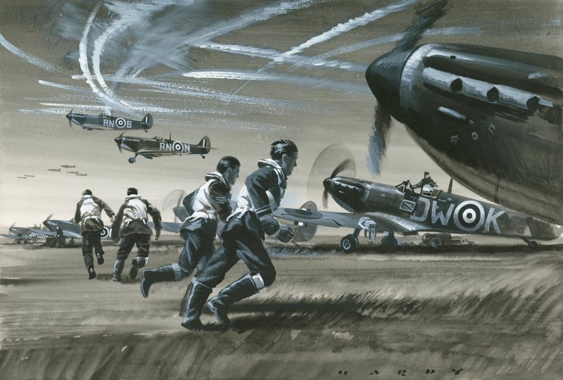 Bitva o Británii od Wilf (20th century) Hardy
