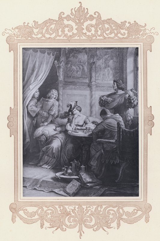 Adelheid, Gotz von Berlichingen (litografie) od Wilhelm von (after) Kaulbach