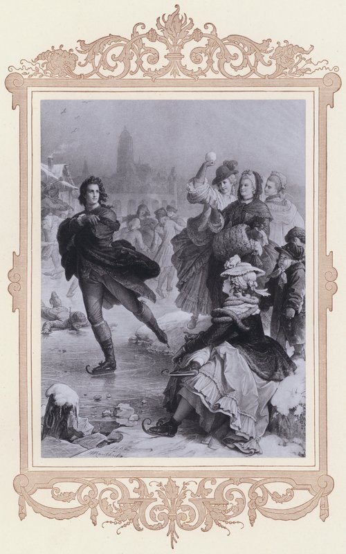 Goethe ve Frankfurtu (litho) od Wilhelm von (after) Kaulbach