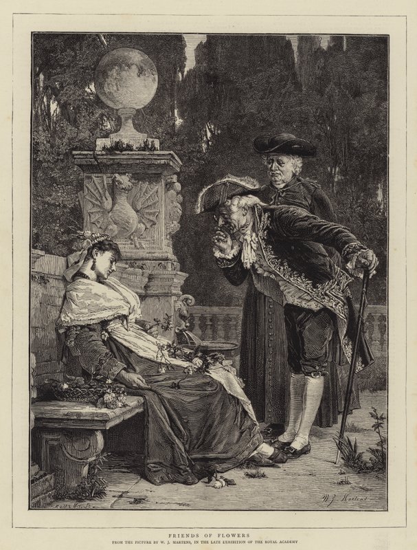 Přátelé květin od Willem Johannes Martens