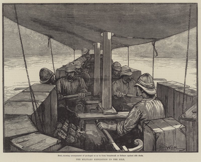 Vojenská expedice po Nilu od William Bazett Murray