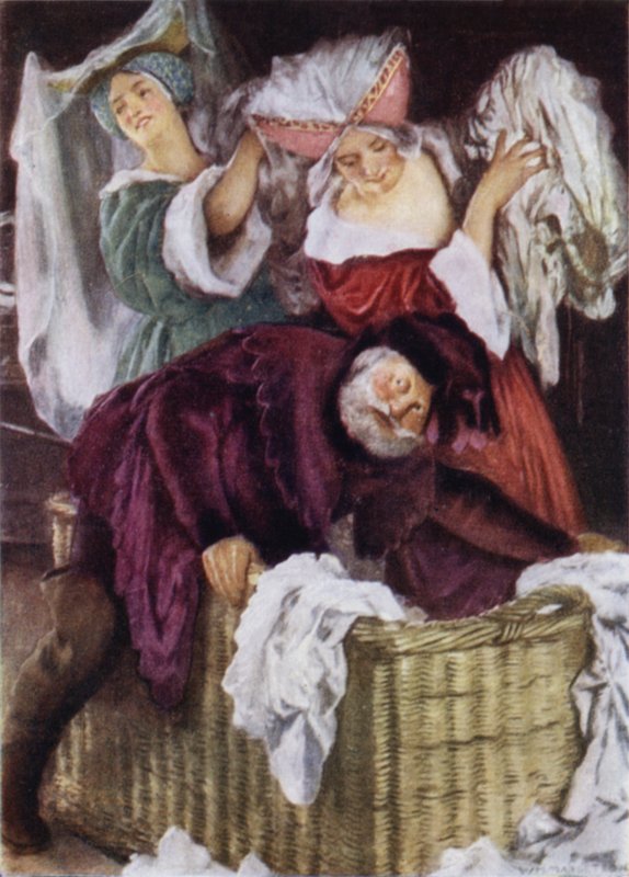 Veselé paničky z Windsoru od William Henry Margetson