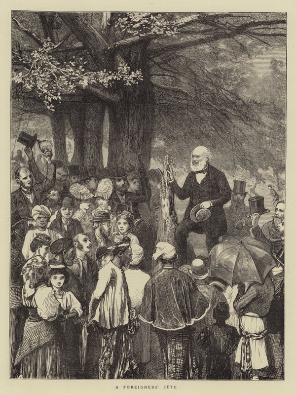 Slavnost cizinců od William III Bromley