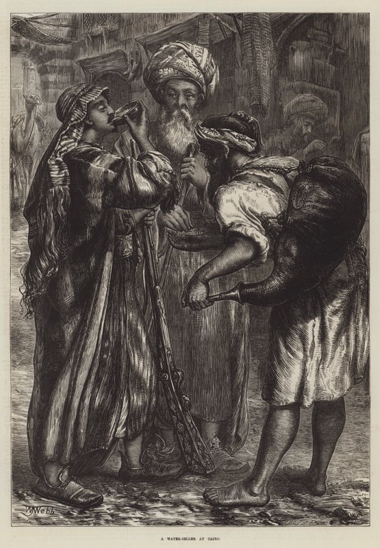 Prodejce vody v Káhiře od William J. Webbe or Webb