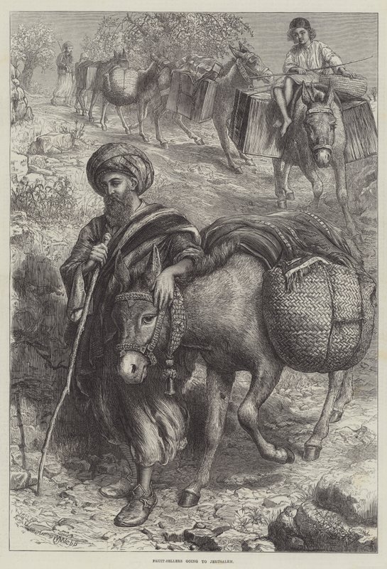 Prodejci ovoce jedou do Jeruzaléma od William J. Webbe or Webb