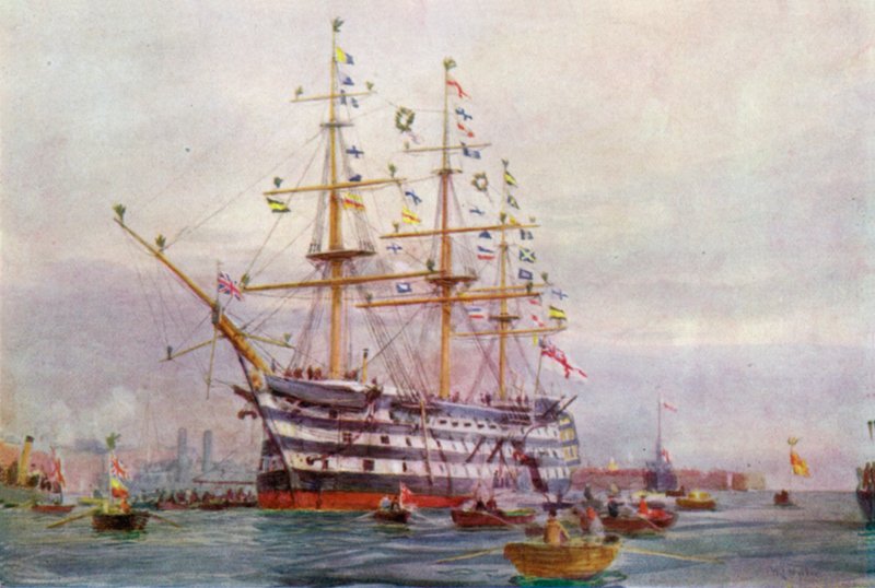 výročí Trafalgaru od William Lionel Wyllie