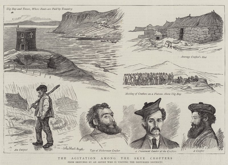 Agitace mezi Skye Crofters od William Lockhart Bogle