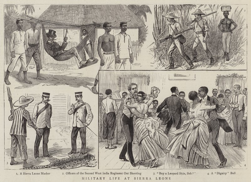 Vojenský život v Sierra Leone od William Ralston