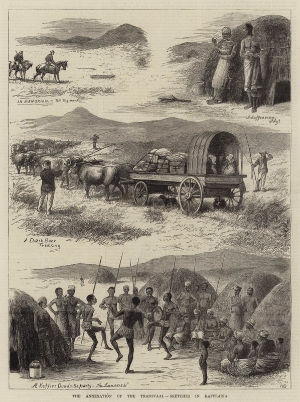 Anexe Transvaalu, Sketches in Kaffraria od William Ralston