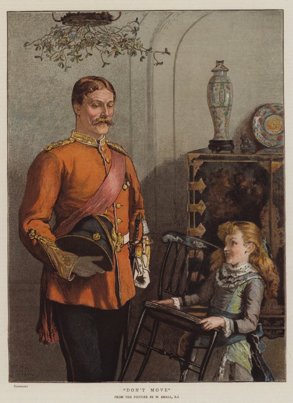 Nehýbej se (chromolitho) od William Small