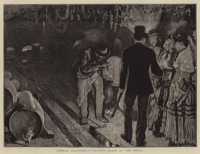 London Sketches, degustační objednávka v docích od William Small