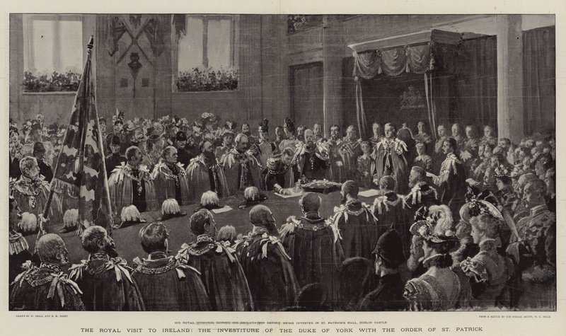Královská návštěva Irska, Investitura vévody z Yorku s Řádem svatého Patrika od William Small