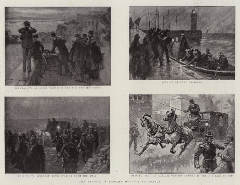 Návrat kapitána Dreyfuse do Francie od William T. Maud