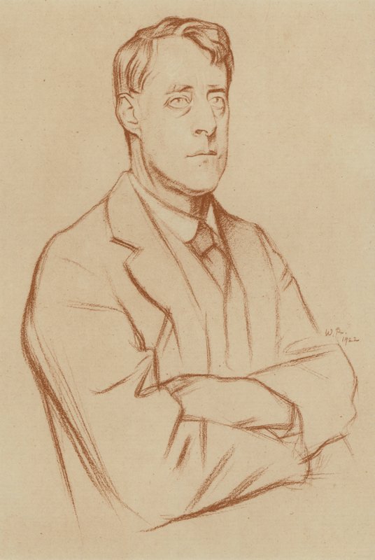 Laurence Binyon (litho) od William (after) Rothenstein