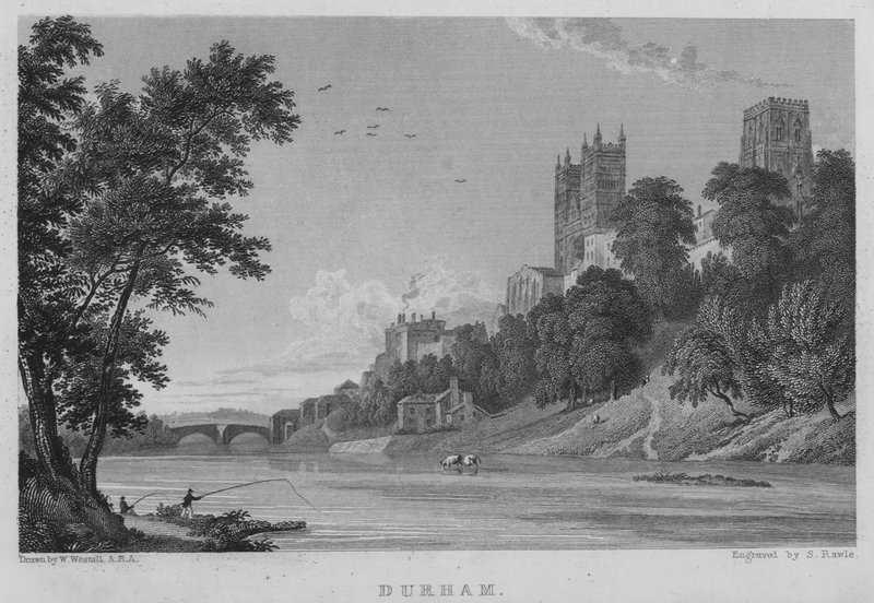 Durham (rytina) od William (after) Westall