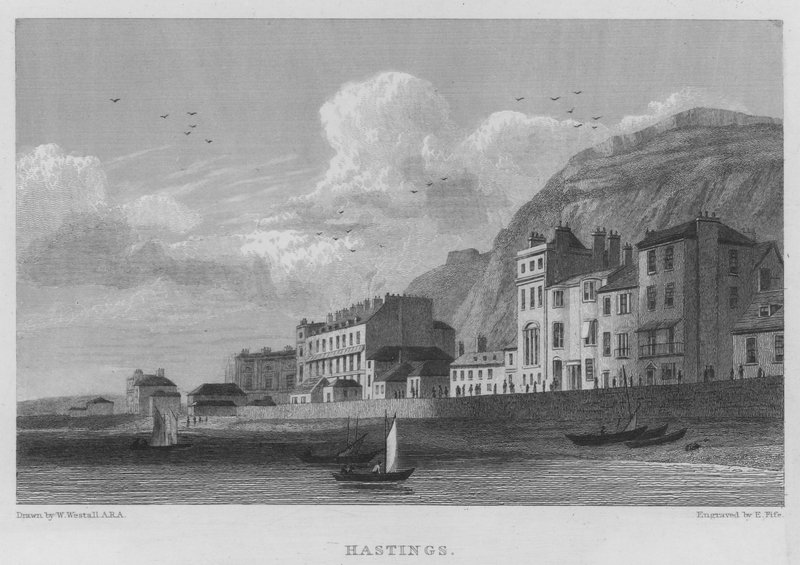 Hastings (rytina) od William (after) Westall