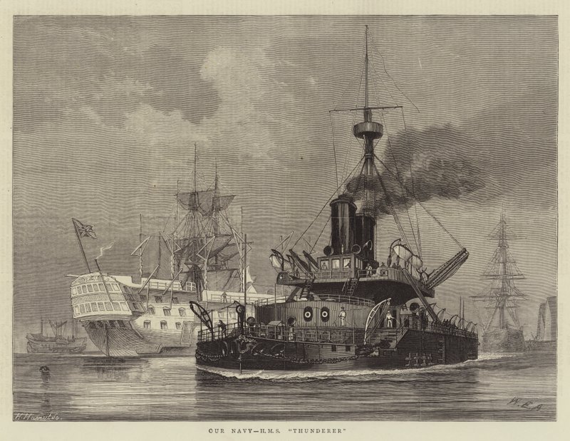 Naše námořnictvo, HMS Thunderer od William Edward Atkins