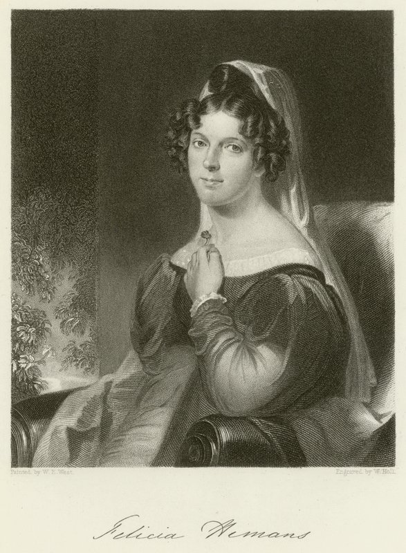 Felicia Hemansová od William Edward West