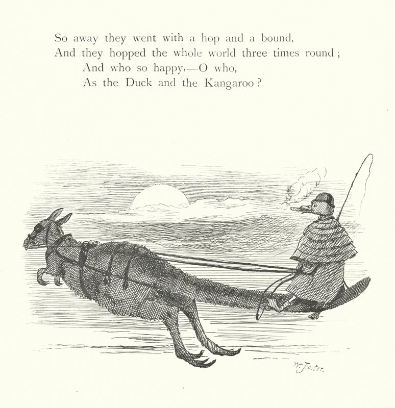 The Duck And The Kangaroo (rytina) od William Foster
