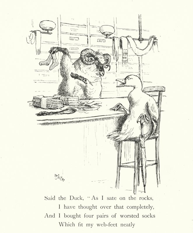 The Duck And The Kangaroo (rytina) od William Foster