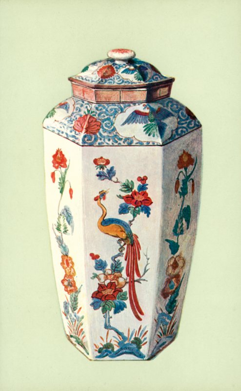 Jar, Chelsea, v japonském stylu (barva litho) od William Gibb