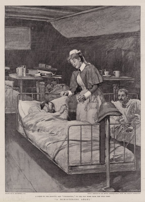 Sloužící anděl od William Hatherell