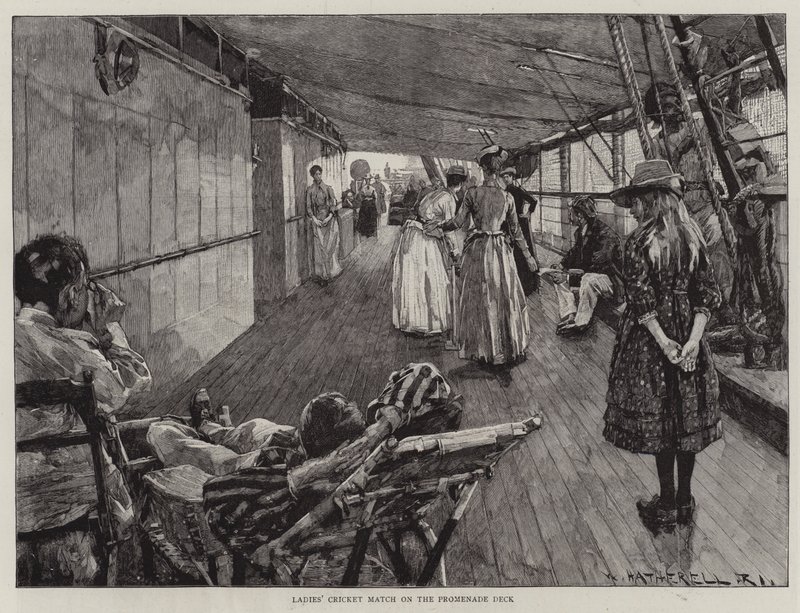 Život na moři na australské lodi od William Hatherell