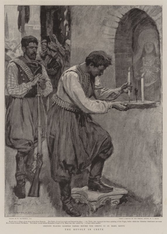 Vzpoura na Krétě od William Hatherell