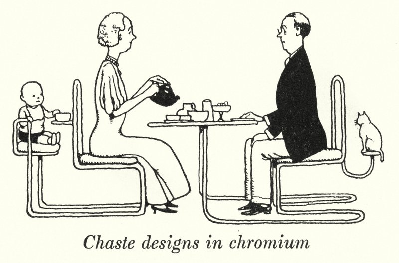 Cudné vzory v chromu (litho) od William Heath Robinson